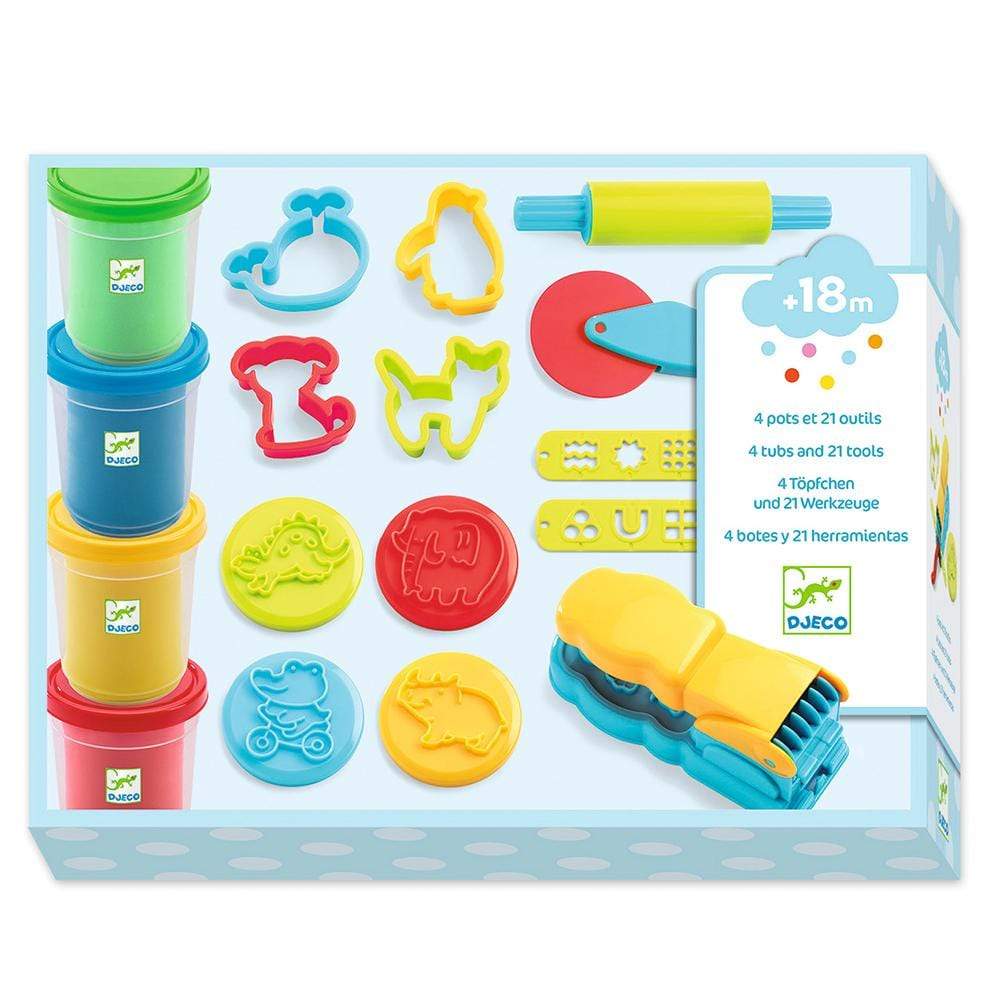 Design By Djeco Arte y Manualidades Set de plasticina: Introduction DJ09755