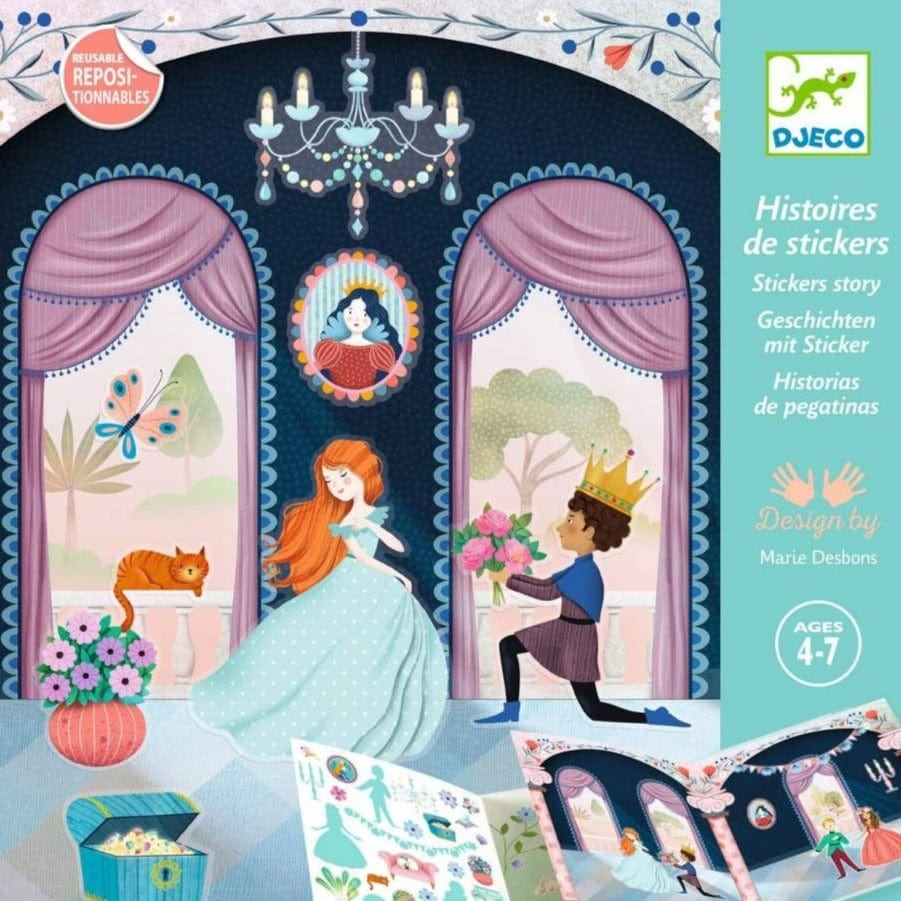Design By Djeco Arte y Manualidades Stickers La Vida En El Castillo DJ08954