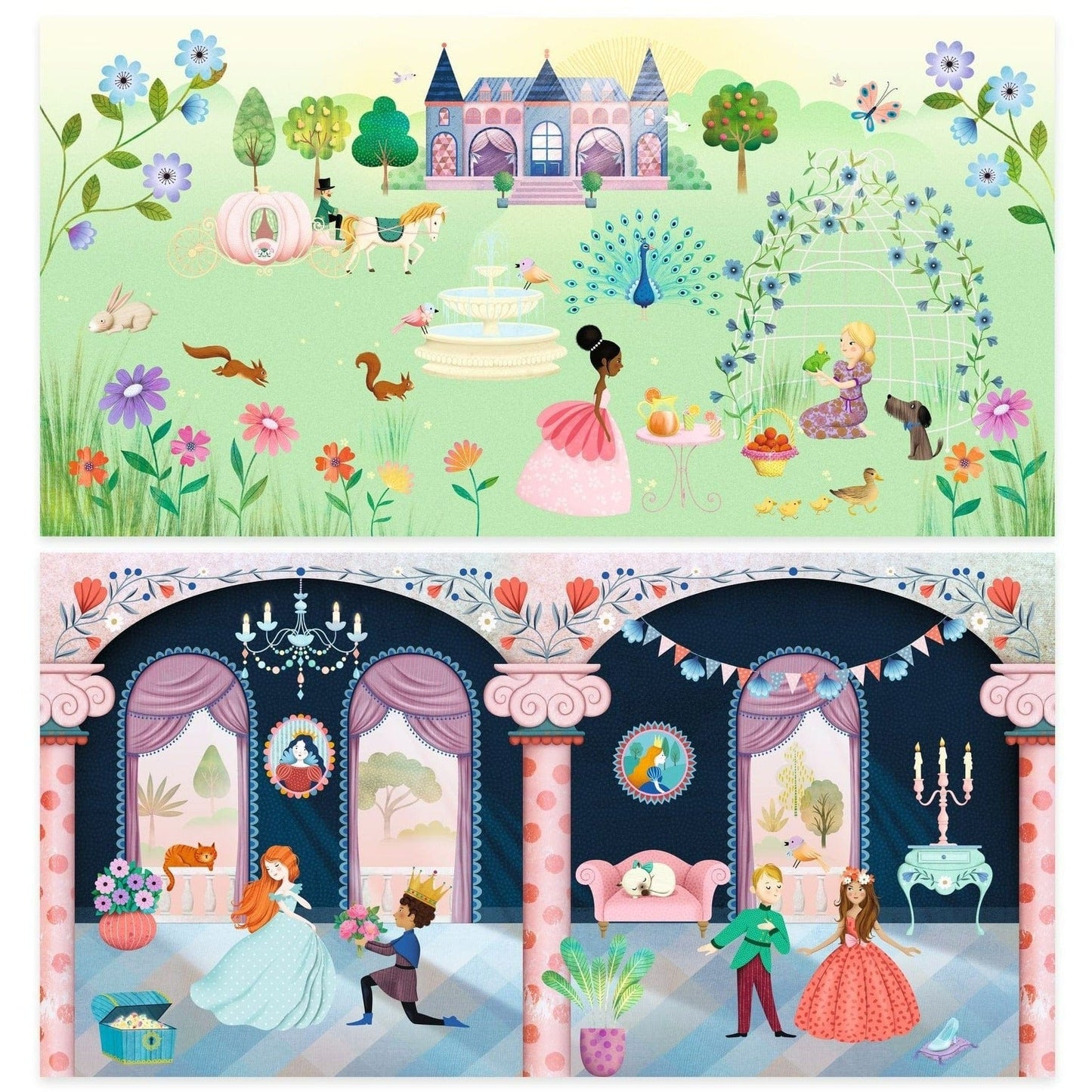 Design By Djeco Arte y Manualidades Stickers La Vida En El Castillo DJ08954