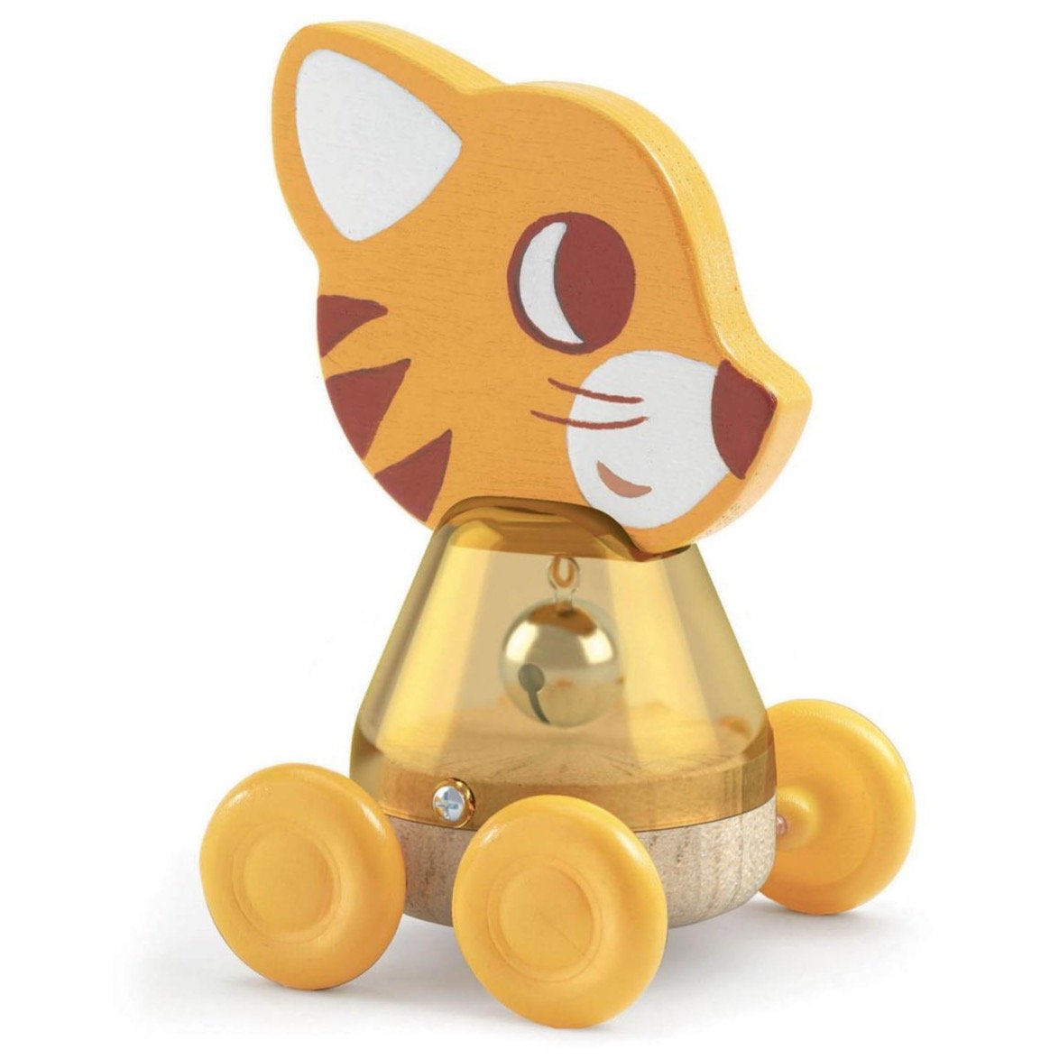 DJECO Arrastres Carro de arrastre Gatito Nina Bing DJ06444