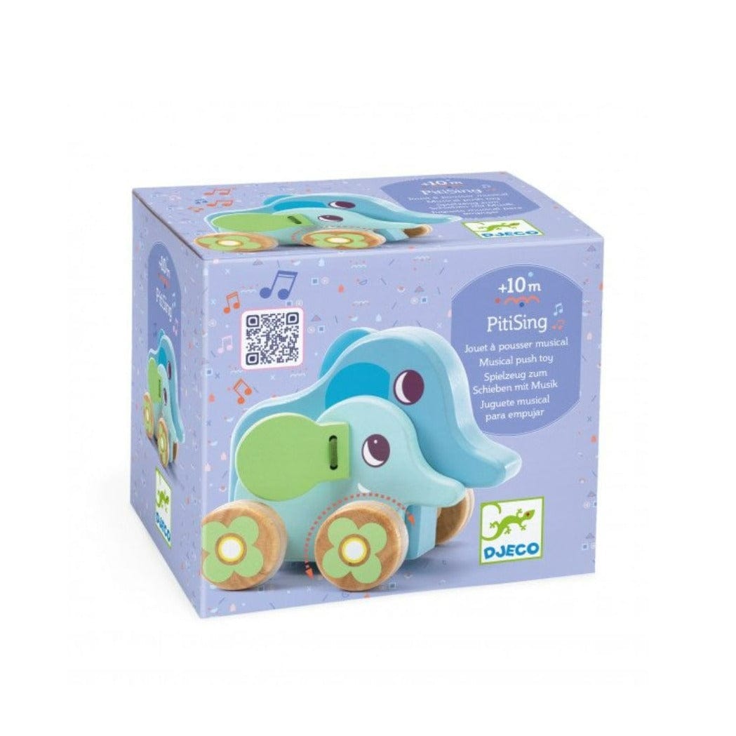 DJECO Arrastres Juego de Arrastre Elefantes PitiSing DJ06466