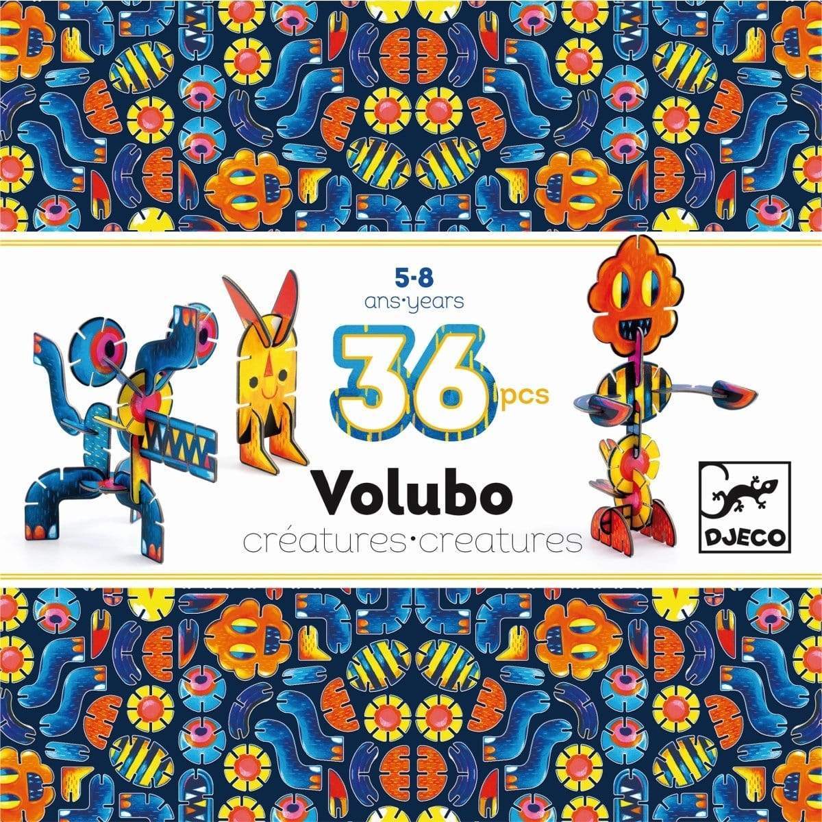 DJECO Arte y Manualidades Crea criaturas - Volubo Creatures DJ05633
