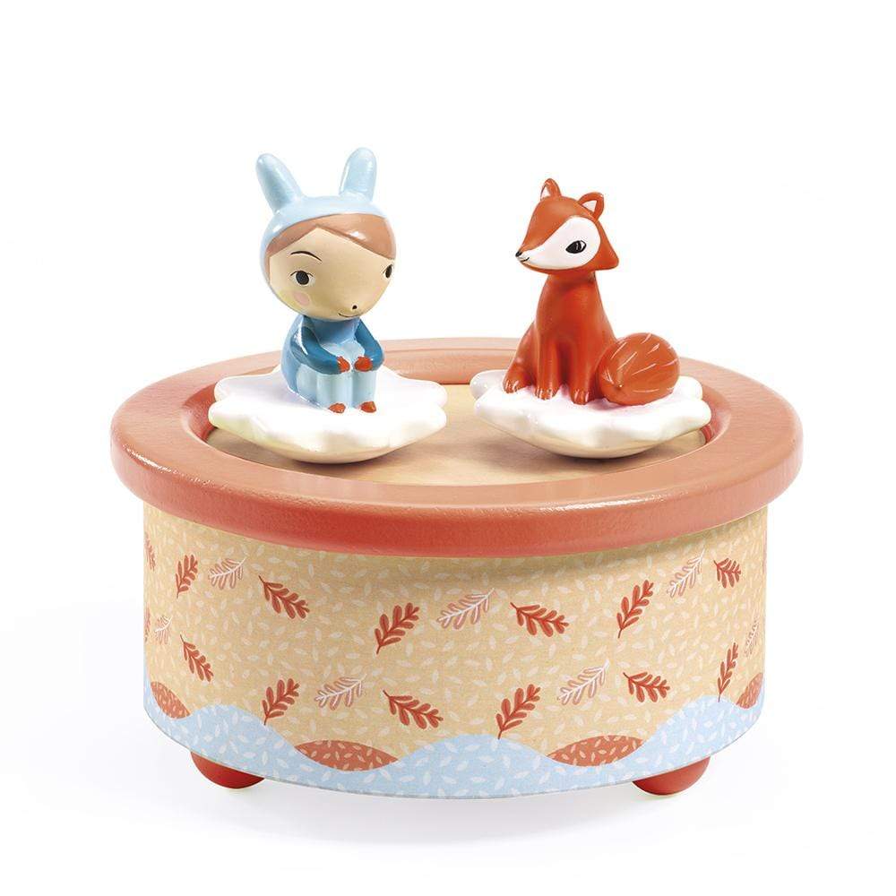 DJECO Decoración Caja Musical Magnética - Fox Melody DJ06060