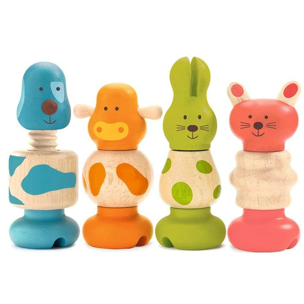 DJECO Destreza y Habilidades +1 Juego de Atornillar Vis Animo DJ06304