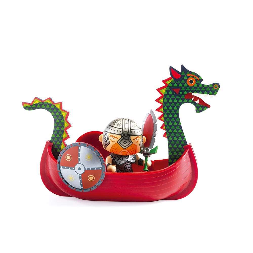 DJECO Figuras de colección Figura Coleccionable Drack & Ze Drakkar Arty Toys DJ06818