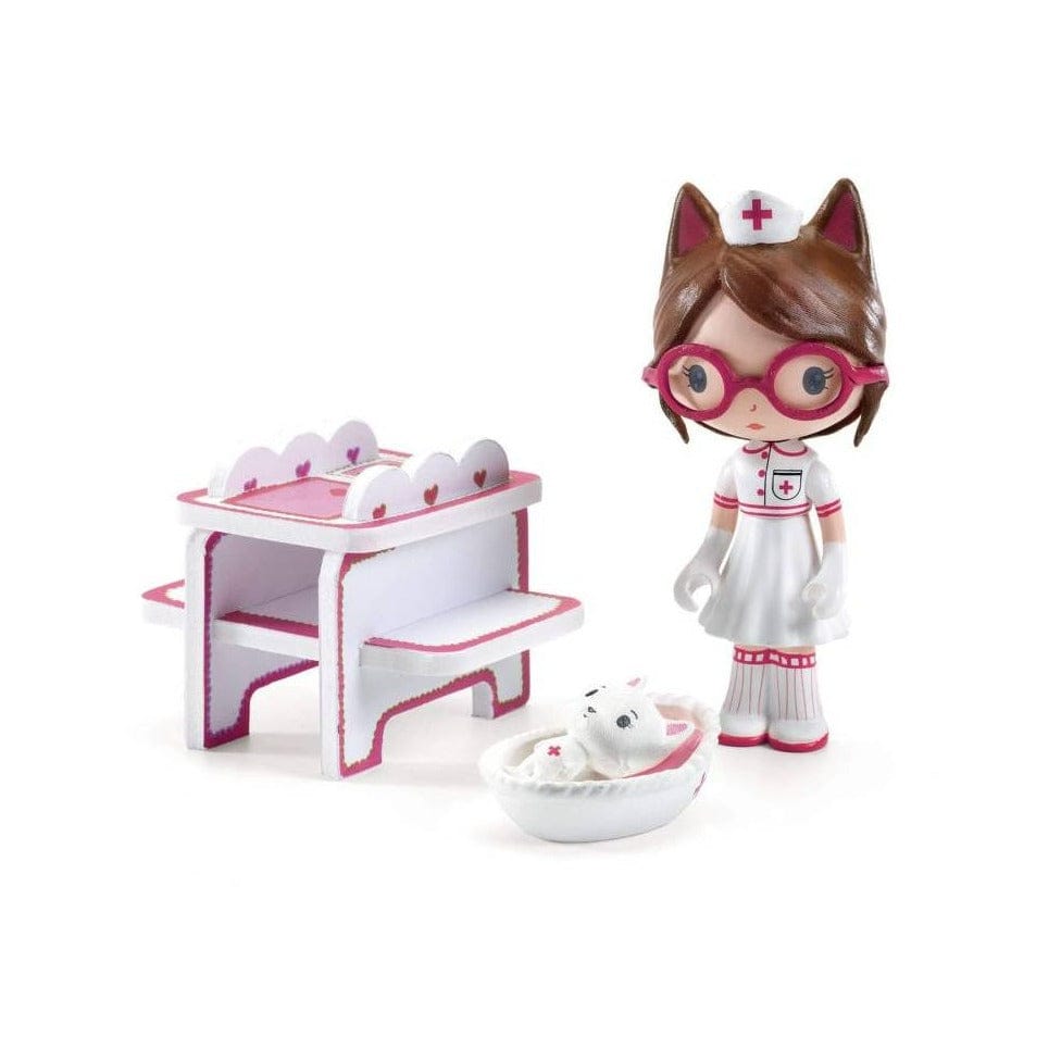 DJECO Figuras de colección Figura Coleccionable El Veterinario Milou DJ06956