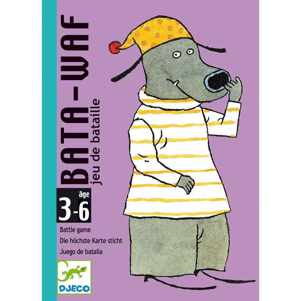 DJECO Juegos de mesa +3 Juego de Cartas Bata Waf DJ05104