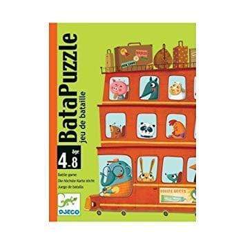 DJECO Juegos de mesa +3 Juego de Cartas Batapuzzle DJ05125