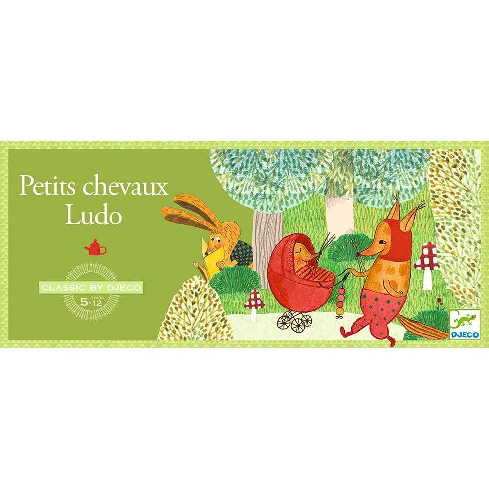 DJECO Juegos de mesa +5 Juego Clásico Ludo DJ05215