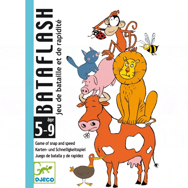 DJECO Juegos de mesa +5 Juego de Cartas Bataflash DJ05118