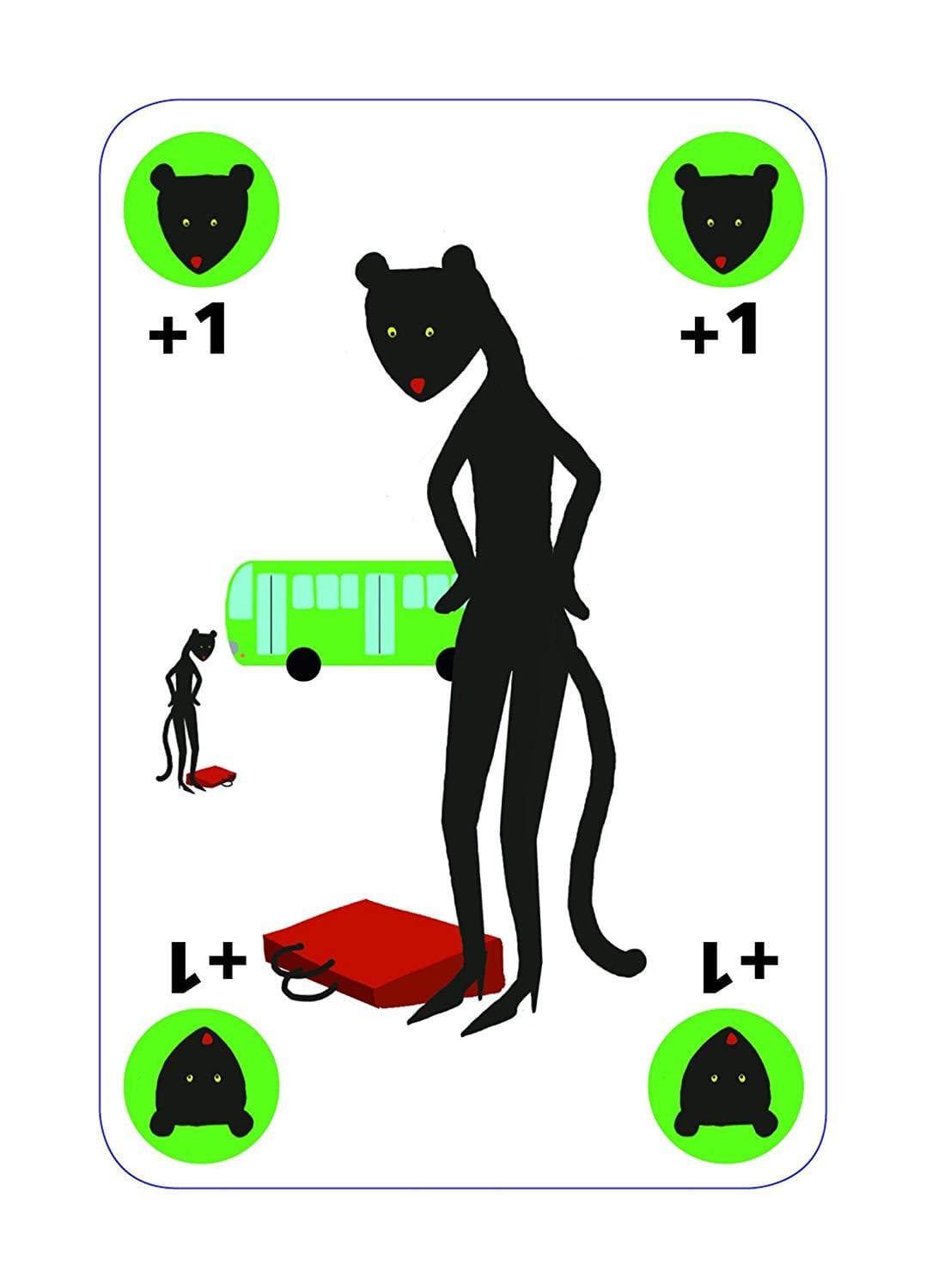 DJECO Juegos de mesa +5 Juego de Cartas Gorilla DJ05123