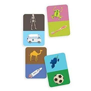 DJECO Juegos de mesa Juego de Adivinanza Mini Travel Teki DJ05373
