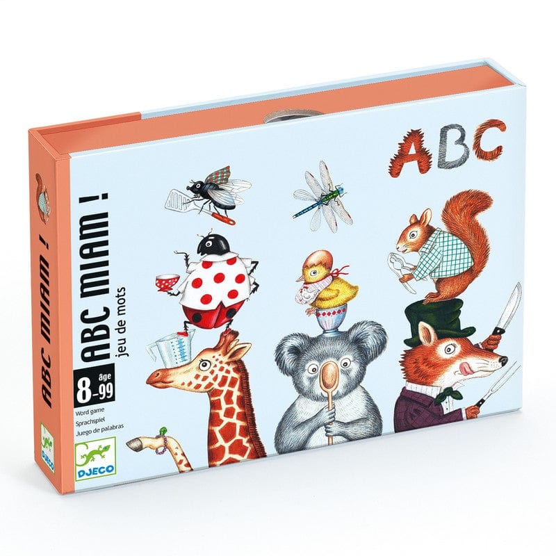 DJECO Juegos de mesa Juego de Cartas ABC Miam DJ05147