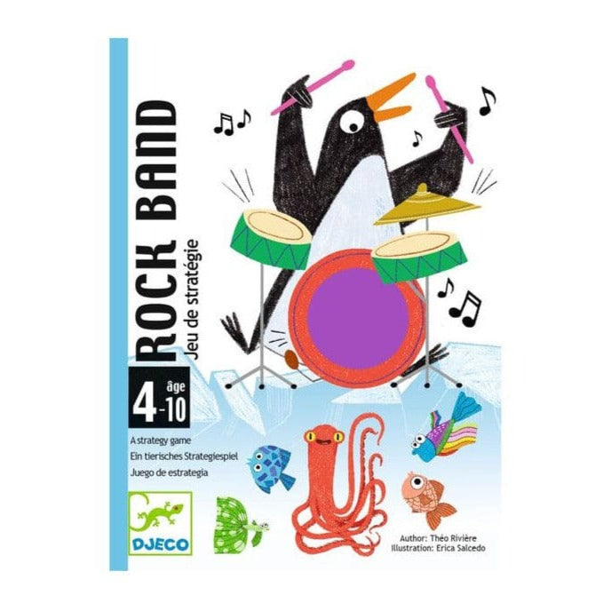 DJECO Juegos de mesa Juego de Cartas Banda de Rock