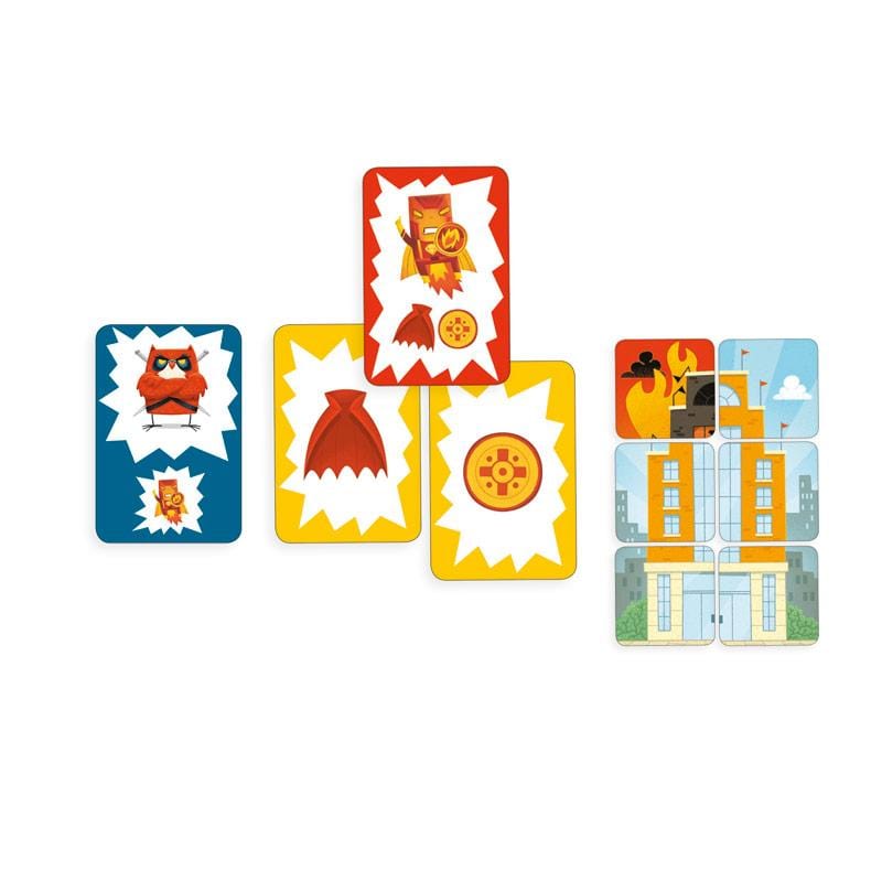 DJECO Juegos de mesa Juego de cartas Hero town