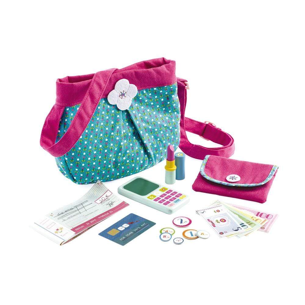 DJECO Juegos de roles +5 Cartera con Set de Accesorios DJ06663