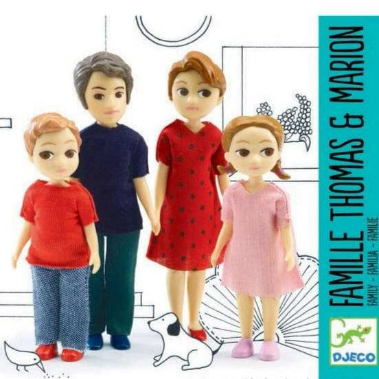 DJECO Juegos de roles Personajes Familia Thomas y Marion Djeco DJ07810