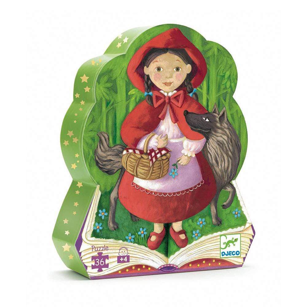 DJECO Puzzles y encajes +3 Puzzle Caperucita Roja 36 piezas DJ07230