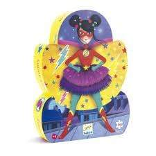 DJECO Puzzles y encajes +3 Puzzle Super Estrella 35 piezas DJ07226