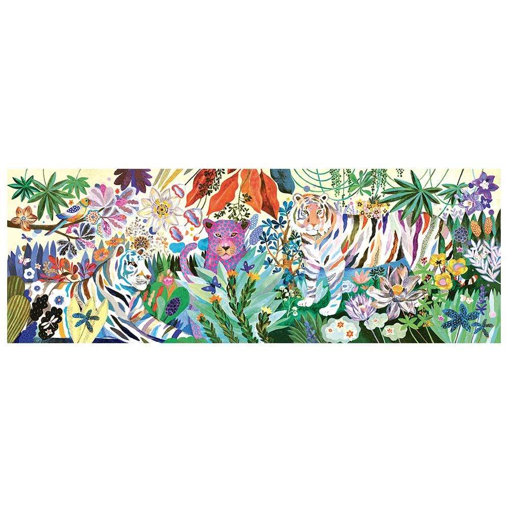 DJECO Puzzles y encajes +7 Puzzle Tigres Arcoiris 1000 piezas DJ07647