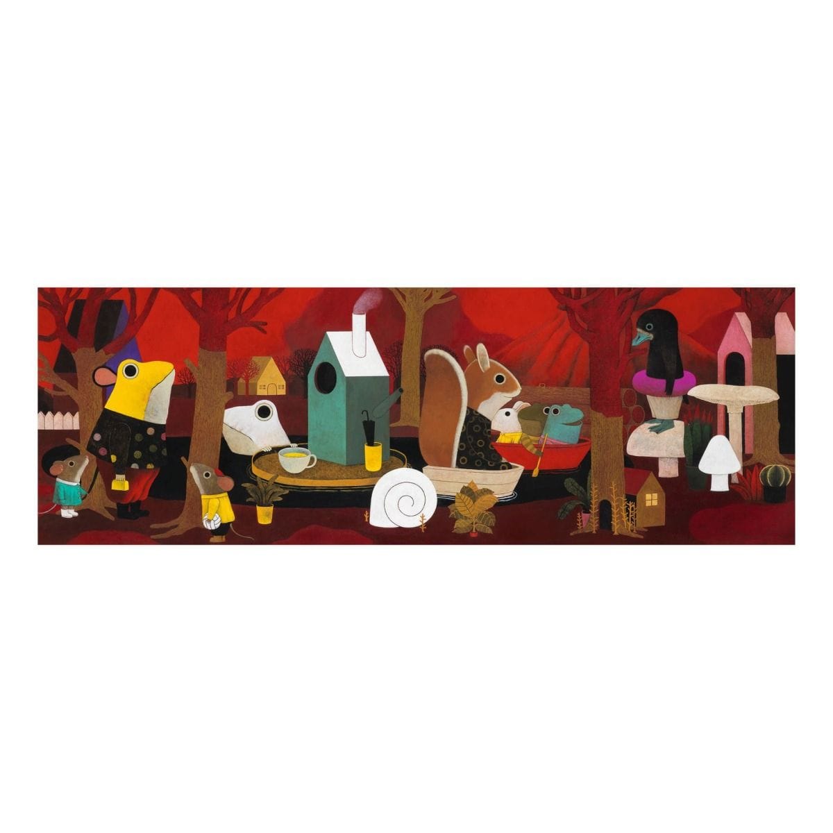 DJECO Puzzles y encajes Gallery Puzzle - Volcanía 350 pcs DJ07609