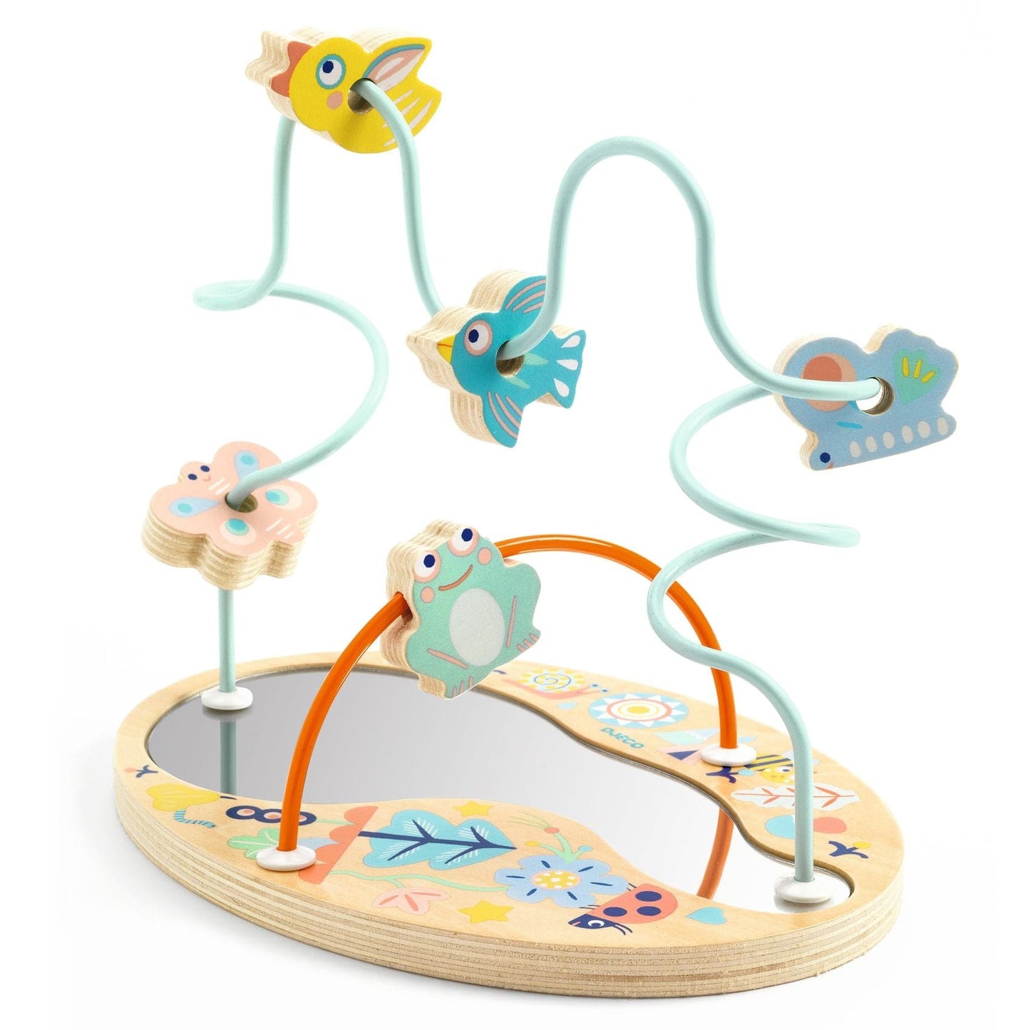 DJECO Puzzles y encajes Juego de madera Babyloopi DJ06141