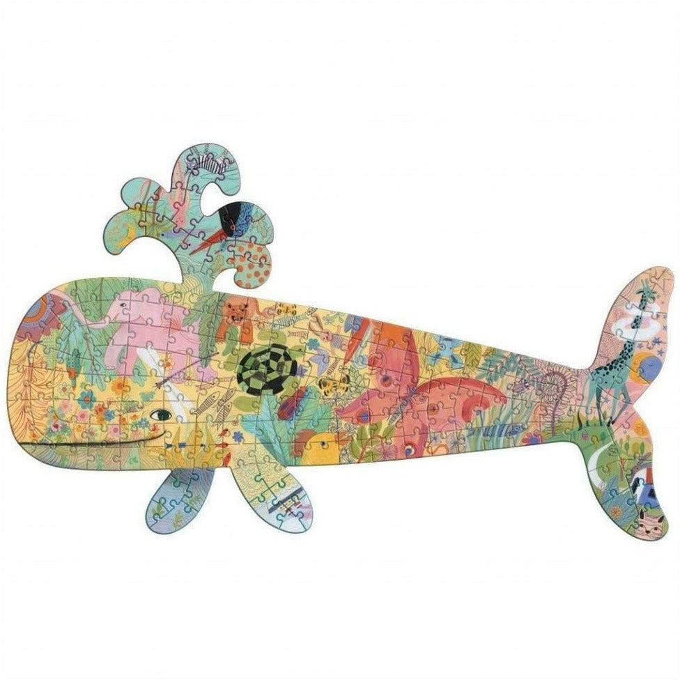 DJECO Puzzles y encajes Puzzle artístico de ballena DJ07658
