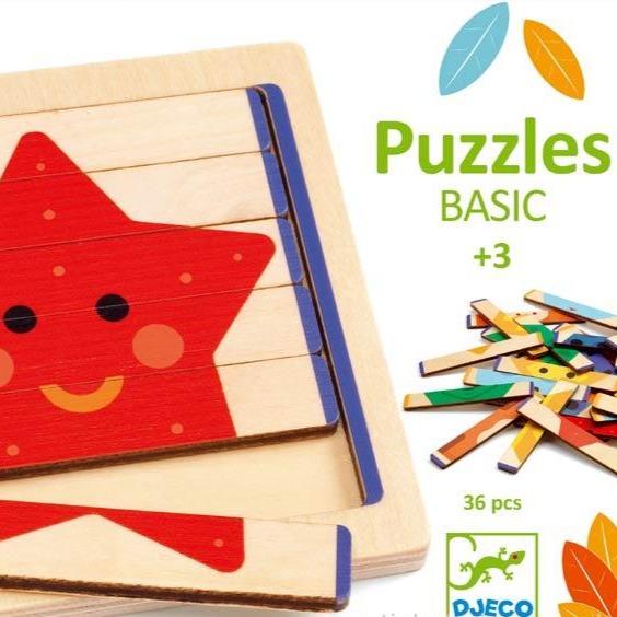 DJECO Puzzles y encajes Puzzle Basic 36 piezas DJ06211