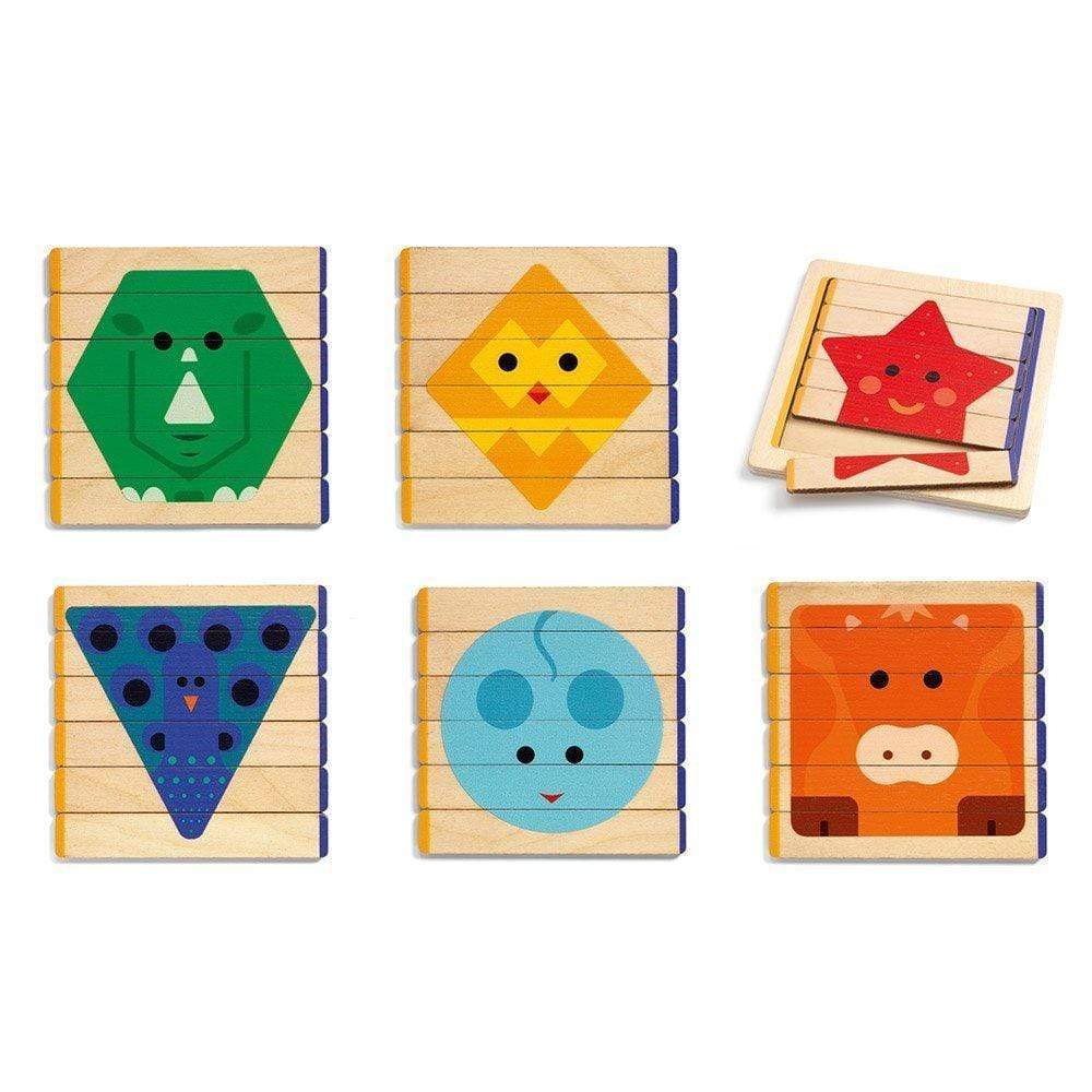 DJECO Puzzles y encajes Puzzle Basic 36 piezas DJ06211