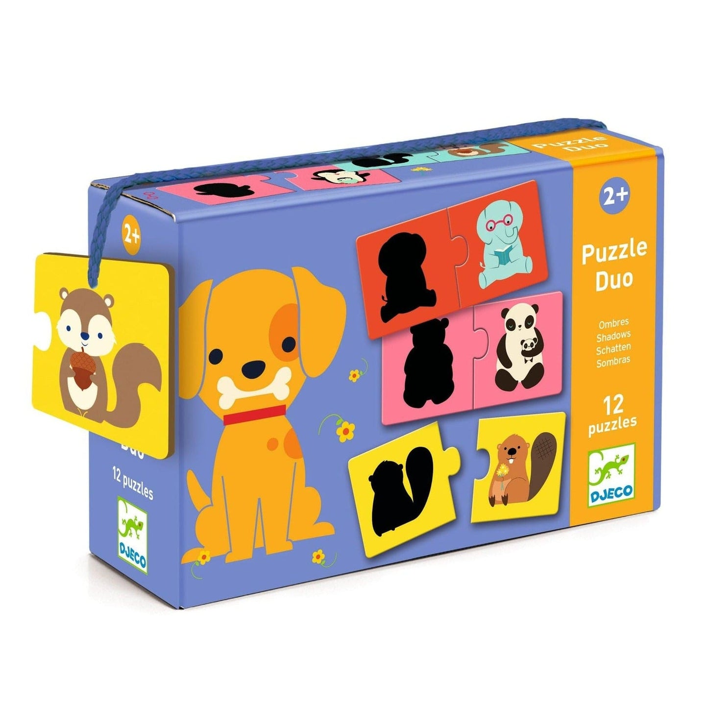 DJECO Puzzles y encajes Puzzle Duo-Trio de Sombras - Djeco DJ08187