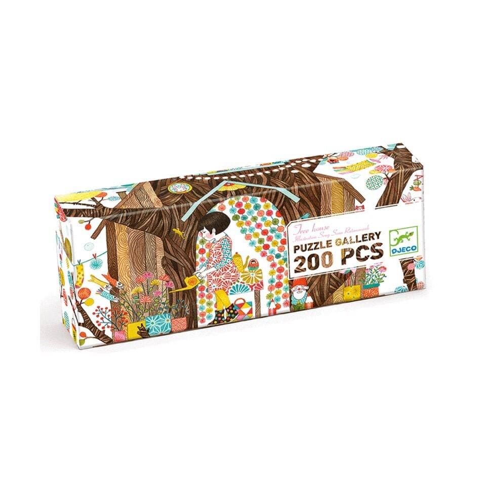DJECO Puzzles y encajes Puzzle Galeria Casa en el árbol 200 piezas DJ07641