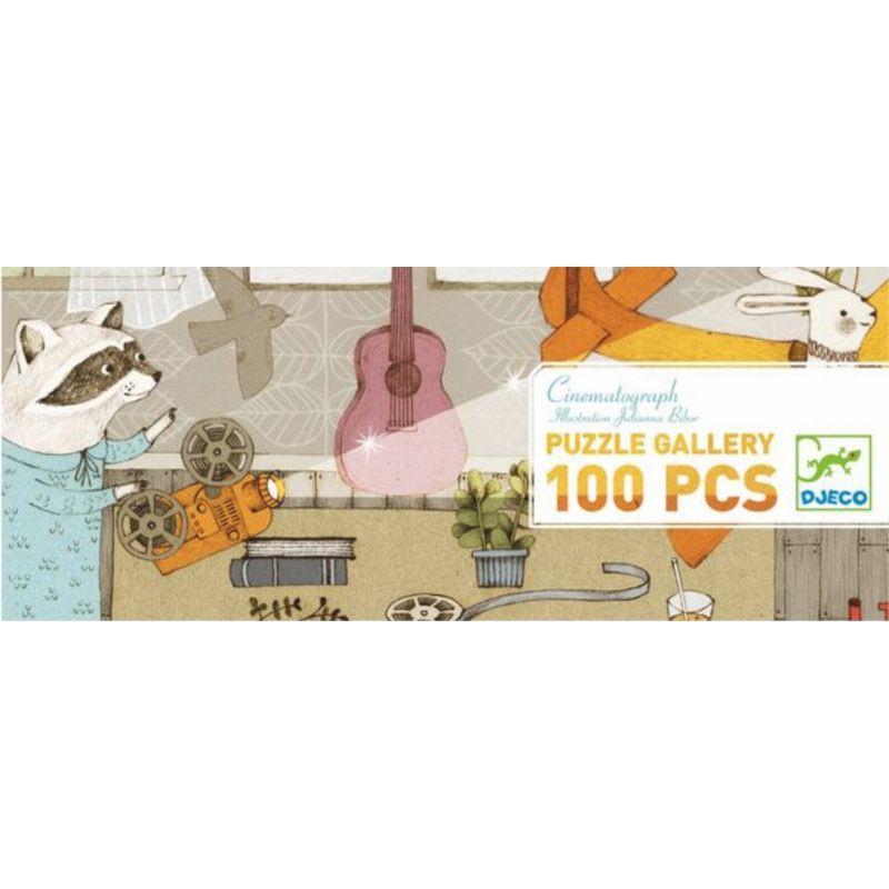 DJECO Puzzles y encajes Puzzle Galeria Cinematografia 100 piezas DJ07608