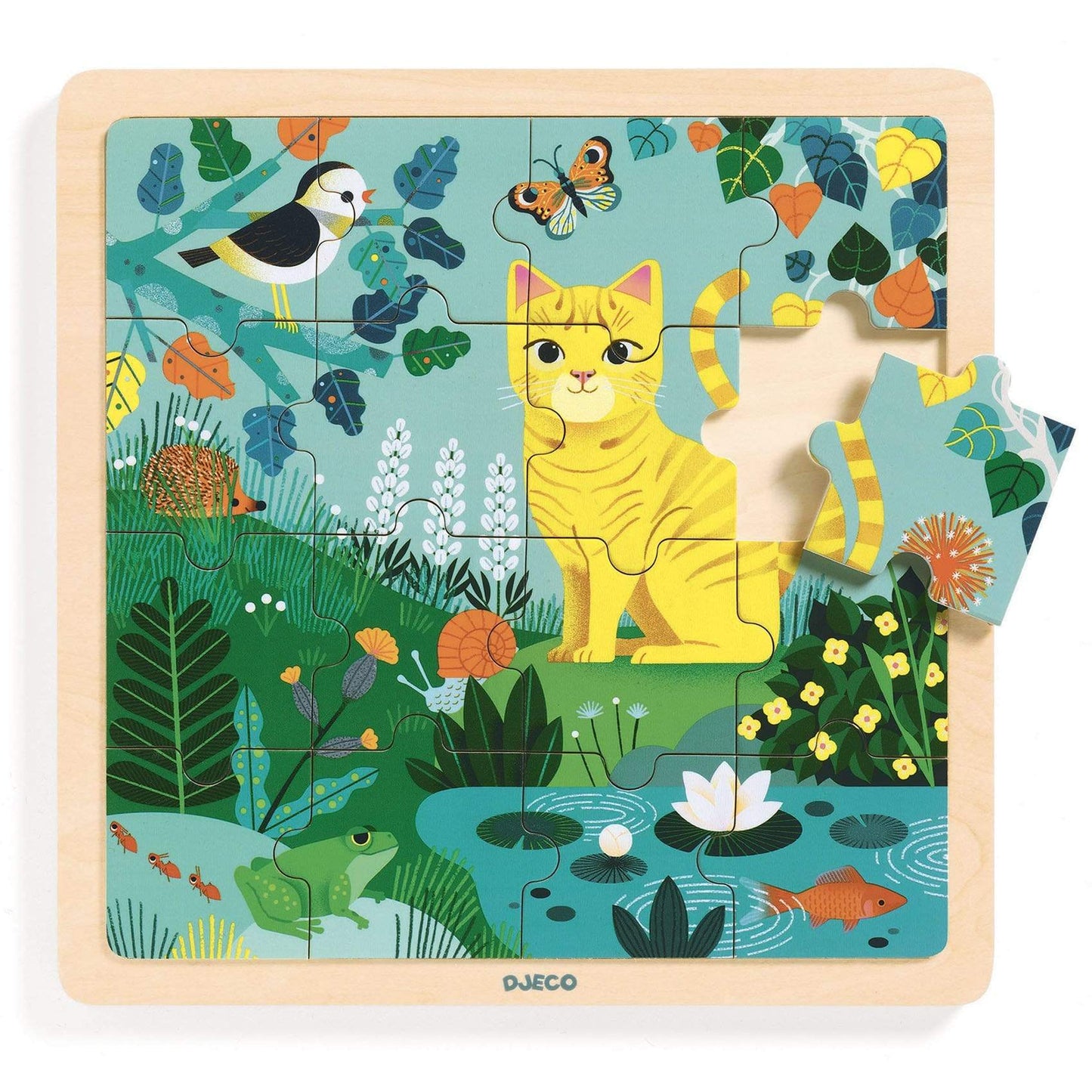 DJECO Puzzles y encajes Puzzle Madera Lilly DJ01819