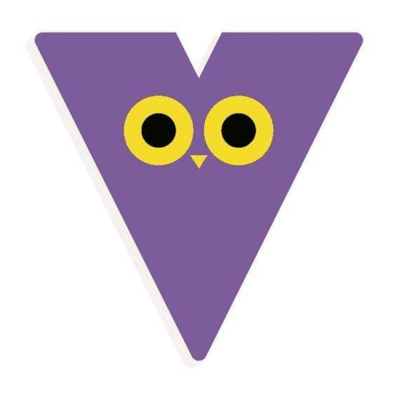 Little Big Room Decoración Letras de madera decorativa "V" DD04981