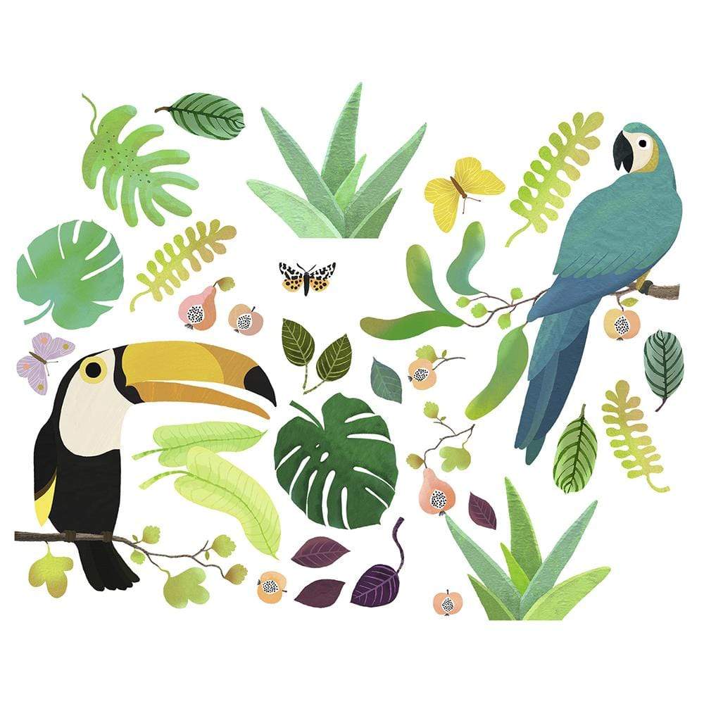 Little Big Room Decoración Stickers Adhesivos - Jungla DD05054