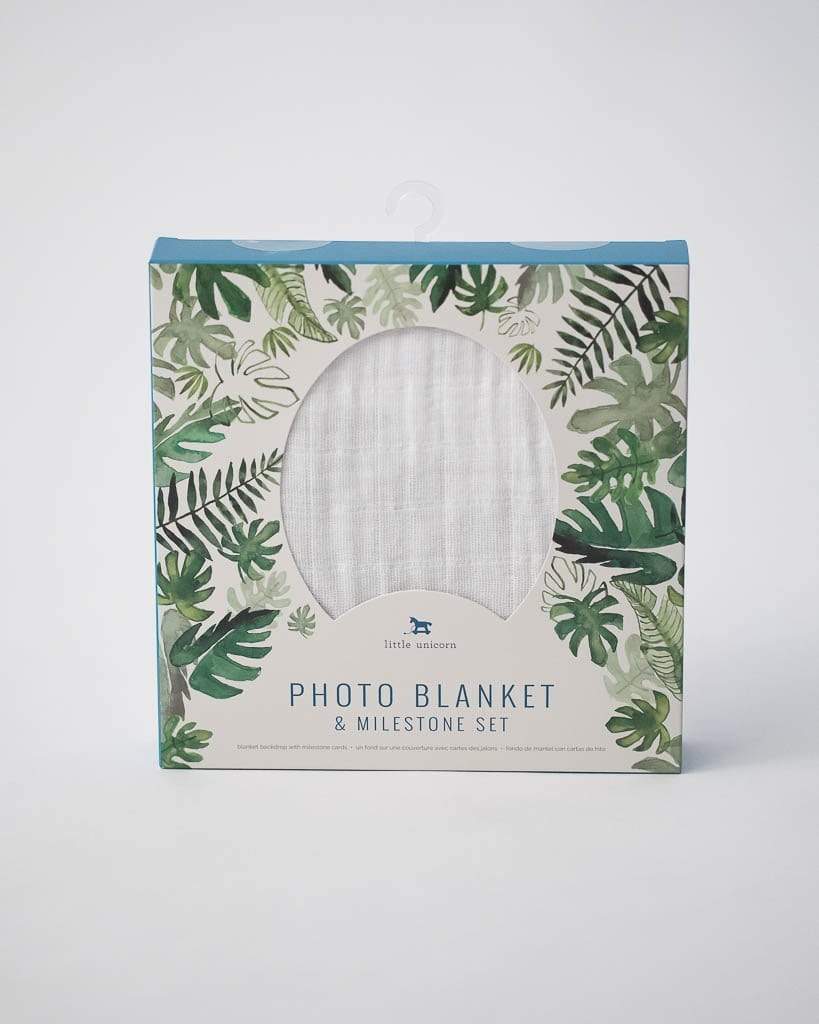 LITTLE UNICORN Accesorios bebé Tuto para Foto Swaddle Muselina - Tropical Leaf UB2002