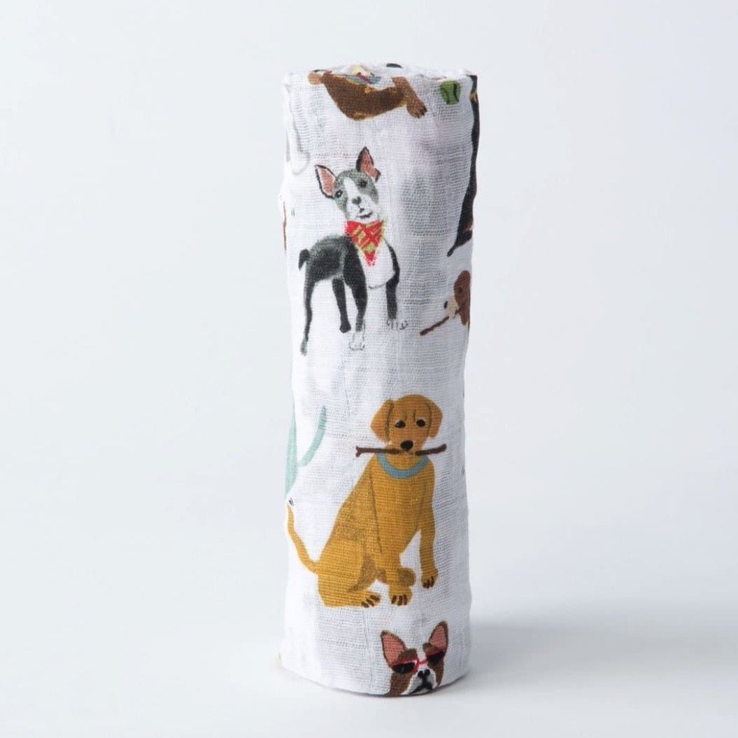 LITTLE UNICORN Accesorios bebé Tuto Swaddle Muselina - Woof UB0187