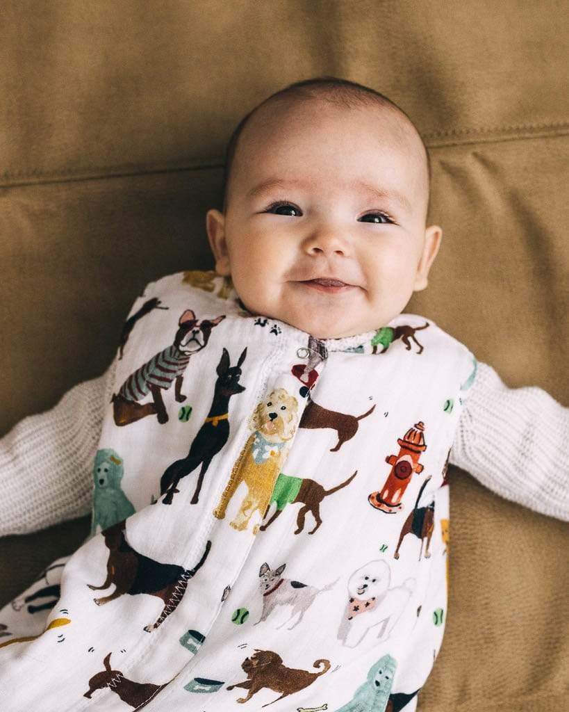 LITTLE UNICORN Decoración Saco de dormir de Muselina Mediano - Woof UC0113M