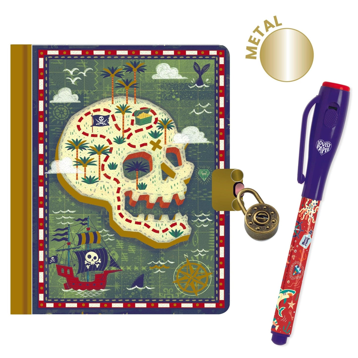 Lovely Paper Arte y Manualidades Diario de vida Steve con Lápiz mágico invisible DD03653