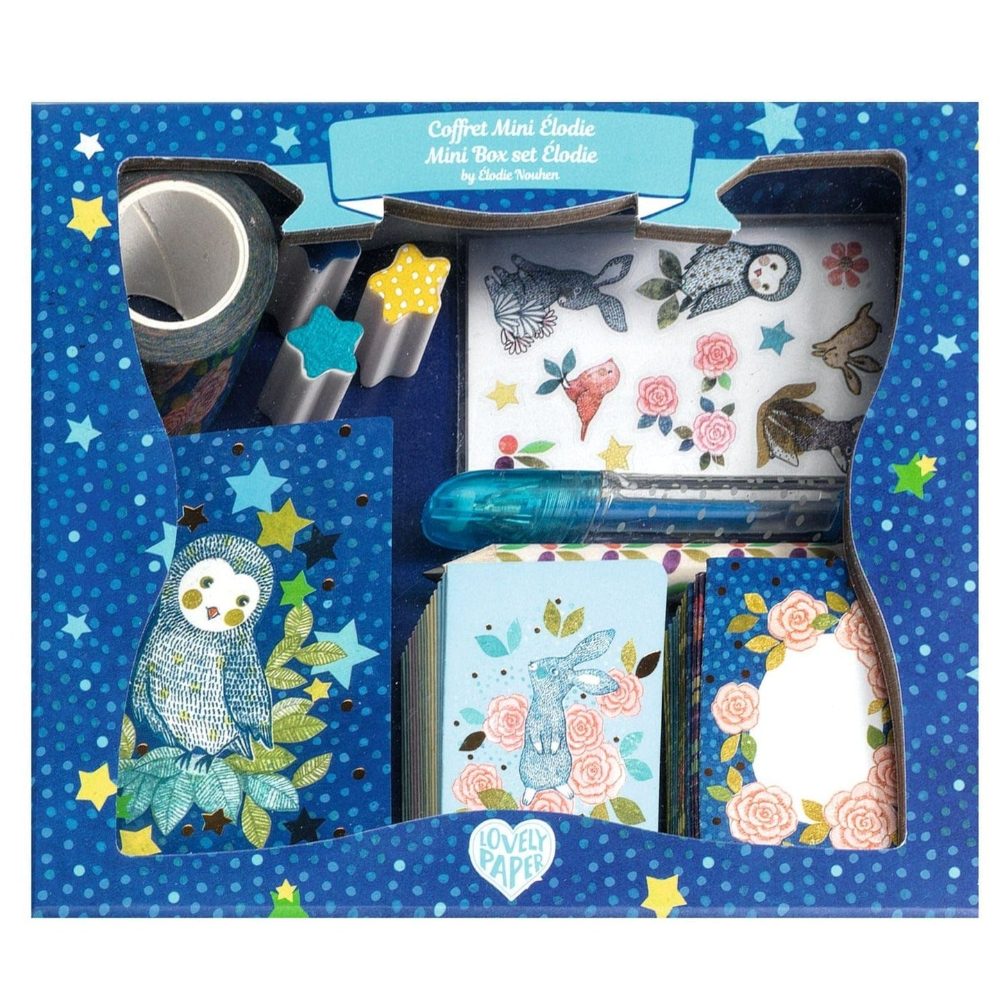 Lovely Paper Arte y Manualidades Set de Papelería Mini Elodie DD03675