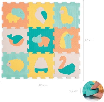 LUDI Alfombra de animales LU10016