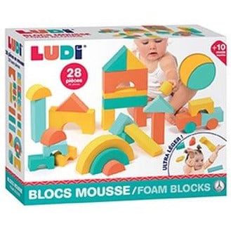LUDI Bloques y Construcción Bloques de construcción de espuma LU30091