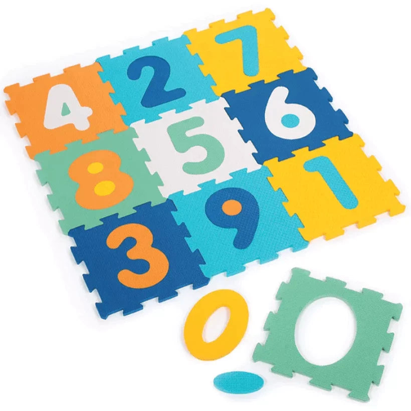 LUDI Decoración Alfombra de Juego Números Texturizada