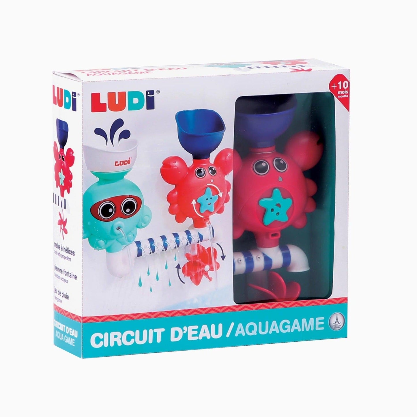 LUDI Juegos para el Baño Circuito de aguas Cangrejo LU40009