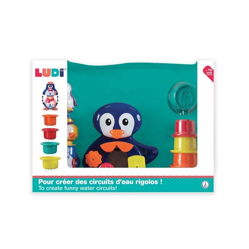 LUDI Juegos para el Baño Juego de baño de Pingüino LU2240