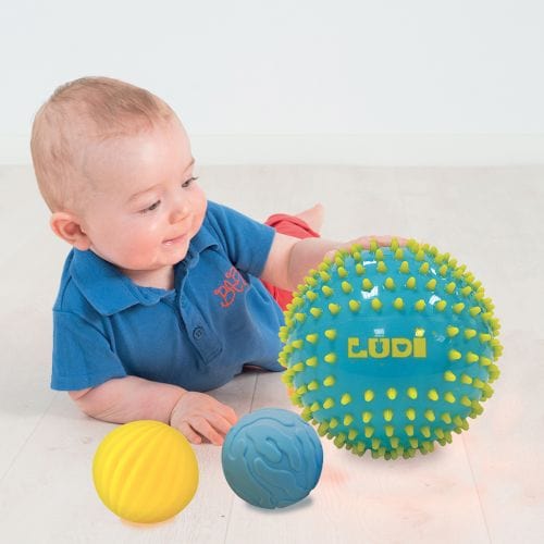 LUDI Pelota Pelotas sensoriales Azul LU30021
