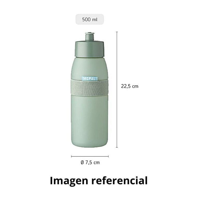 Mepal Alimentación Botella de agua azul nórdico 500 ML 107745015700
