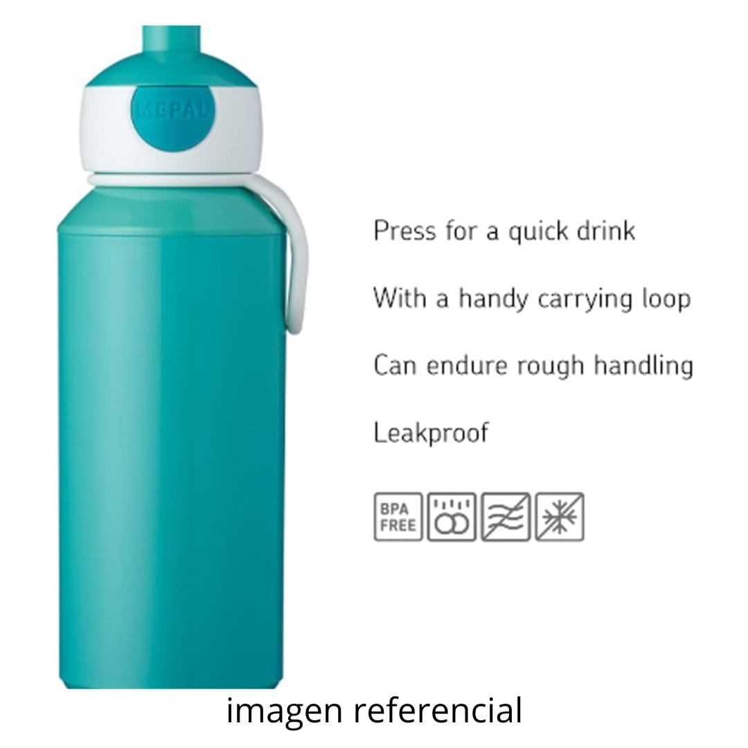 Mepal Alimentación Botella de agua Pop up 400 ML animales 107410065373