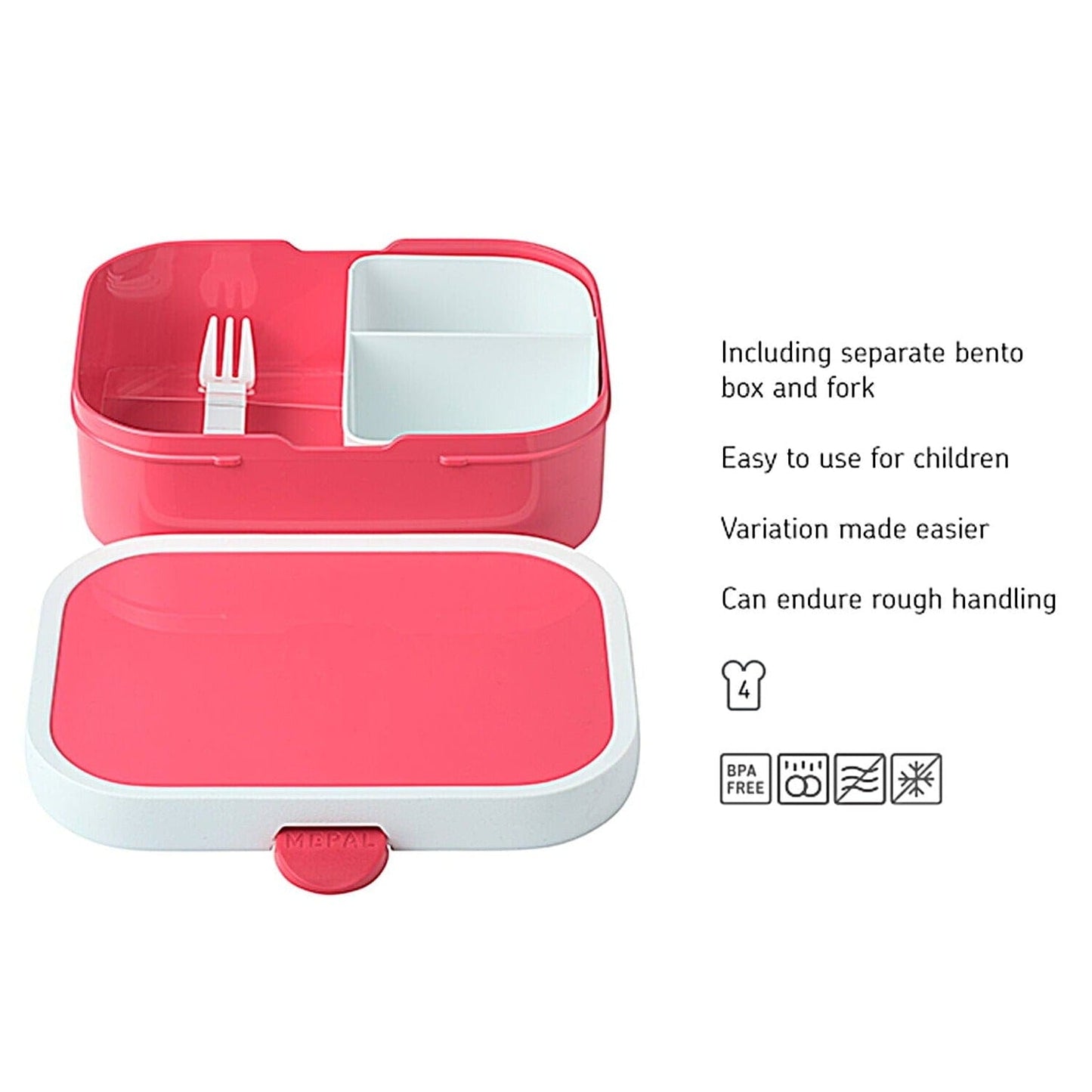 Mepal Alimentación Lonchera Rosa 107440078200