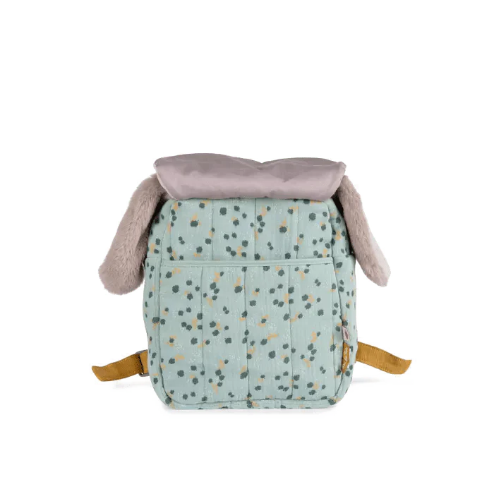 MOULIN ROTY Accesorios bebé Mochila conejo verde
